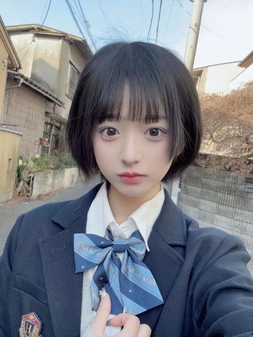 日本少女短发,青春的率性与魅力